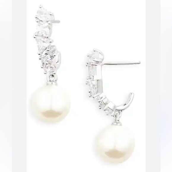 Kate spade happily ever after drop huggie earrings - Picture 2 of 3